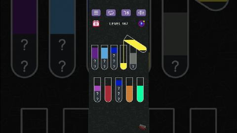 Water Sort Puzzle | Guru Game - Level 167 gelöst