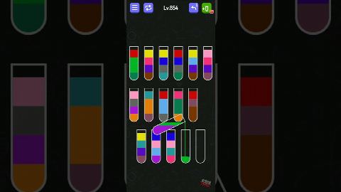 Water Sort - puzzle games – Level 851–860 gelöst