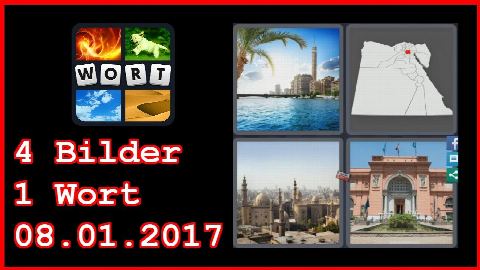 4 Bilder 1 Wort - 08.01.2017 - Ägypten 2017 - Tägliches Rätsel - 8.1.2017 - 8. Januar 2017 - Lö