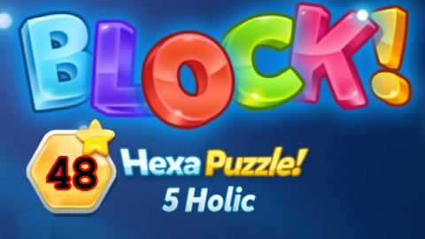 BLOCK! Hexa Puzzle! 5 Holic Level 48 (Rotate) - Lösung Solution Walkthrough