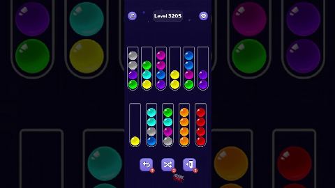 Ball Sort Puzzle – Level 3201–3210 gelöst