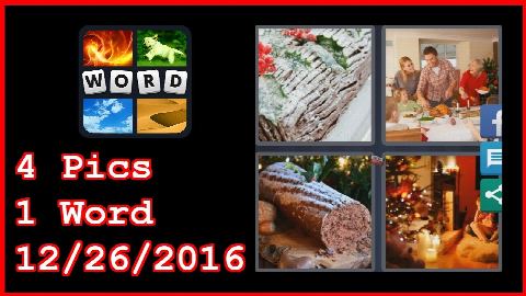 4 Pics 1 Word - 12/26/2016 - Daily Puzzle - Christmas 2016 - 12/26/2016 - December 26, 2016 - Answer