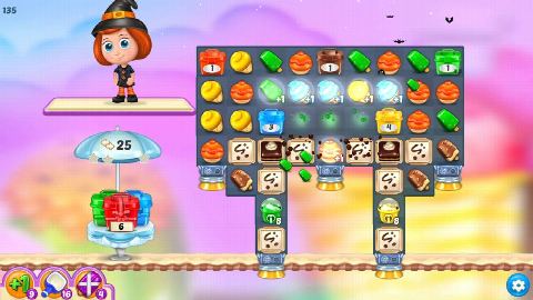 Ice Cream Paradise - Match 3 - Level 215 - Lösung Solution Walkthrough