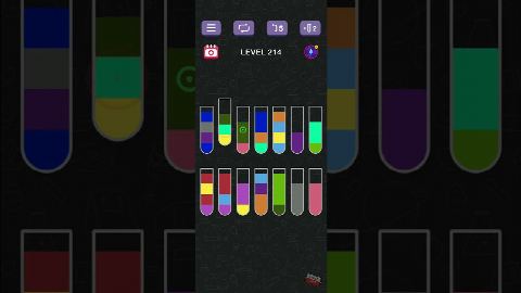 Water Sort Puzzle | Guru Game - Level 214 gelöst