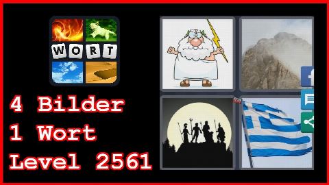 4 Bilder 1 Wort - Level 2561 - Gottheit, Berg, Griechenland - Lösung