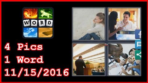 4 Pics 1 Word - Daily Puzzle - Australia 2016 - 11/15/2016 - 11/15/2016 - November 15, 2016 - Answer