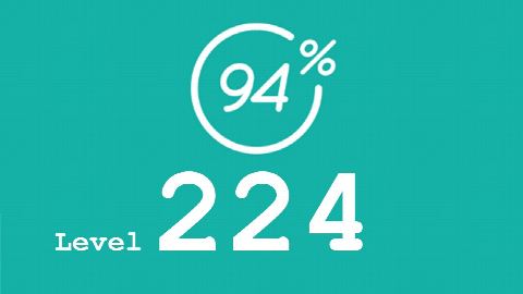 94 Prozent (94%) - Level 224 - Tour de France - Lösung