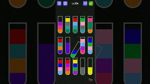 Water Sort - puzzle games – Level 301–310 gelöst