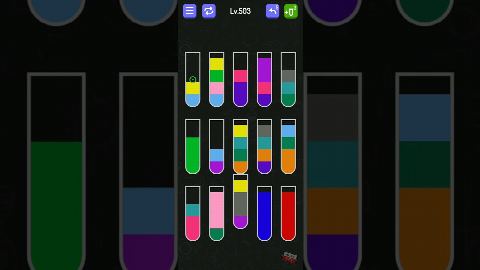 Water Sort - puzzle games – Level 501–510 gelöst