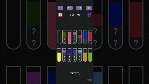 Water Sort Puzzle | Guru Game - Level 212 gelöst
