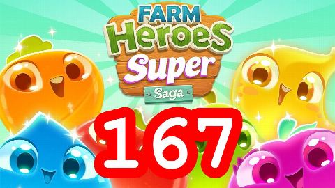 Farm Heroes Super Saga - Level 167 - Lösung Solution Walkthrough
