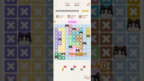 Oakever Meowdoku – Level 1361–1370 gelöst