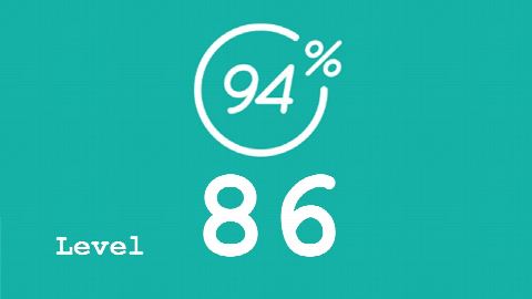 94 Prozent (94%) - Level 86 - Bild DNA - Lösung