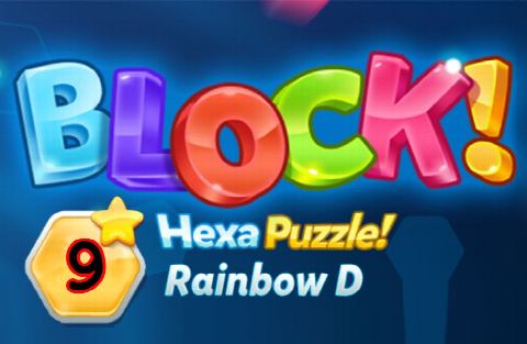 BLOCK! Hexa Puzzle! Rainbow D Level 9 (Premium) - Lösung Solution Walkthrough