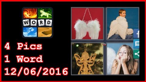 4 Pics 1 Word - 12/06/2016 - Daily Puzzle - Christmas 2016 - 12/6/2016 - December 6, 2016 - Answer