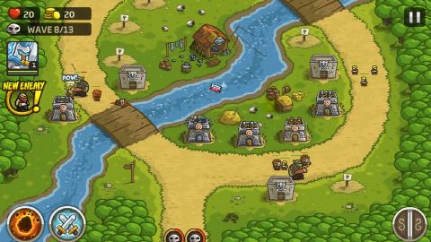 Kingdom Rush - Twin River Pass - Campaign - Casual - Lösung Solution Answer Walkthrough