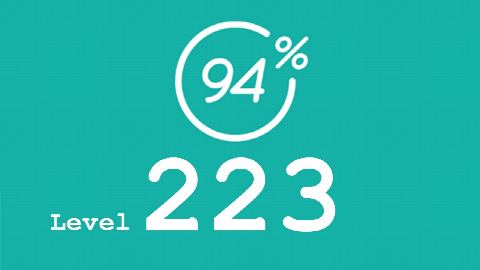 94 Prozent (94%) - Level 223 - Das ist uns sehr wichtig - Lösung