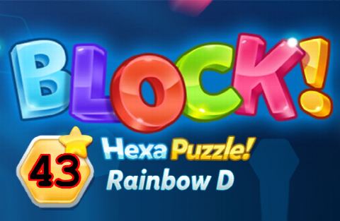 BLOCK! Hexa Puzzle! Rainbow D Level 43 (Premium) - Lösung Solution Walkthrough