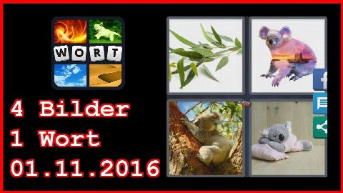 4 Bilder 1 Wort - Tägliches Rätsel - Australien 2016 - 01.11.2016 - 1.11.2016 - 1. November 2016 -