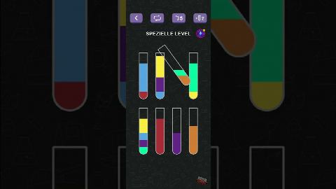 Water Sort Puzzle | Guru Game - Speziallevel (nach Level 45) gelöst