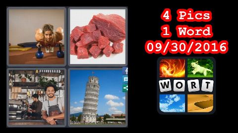 4 Pics 1 Word - Daily Puzzle - Italy - 09/30/2016 - 9/30/2016 - September 30, 2016 - Answer