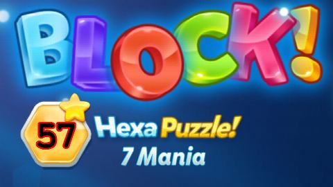 BLOCK! Hexa Puzzle! 7 Mania Level 57 (Basic) - Lösung Solution Walkthrough