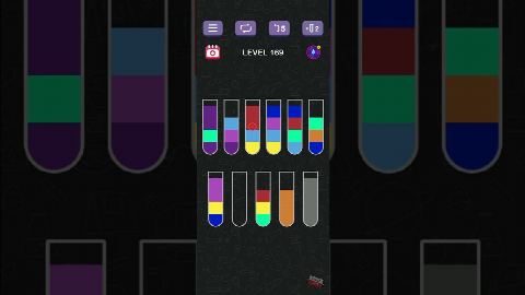 Water Sort Puzzle | Guru Game - Level 169 gelöst