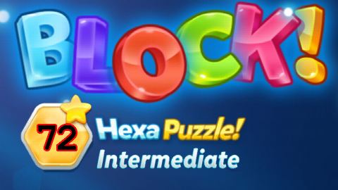 BLOCK! Hexa Puzzle! Intermediate Level 72 (Basic) - Lösung Solution Walkthrough