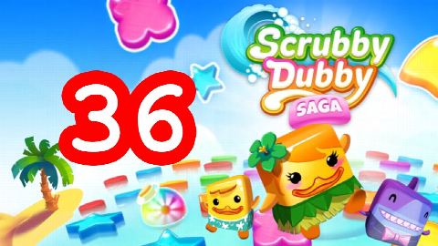 Scrubby Dubby Saga - Level 36 - Lösung Solution Walkthrough