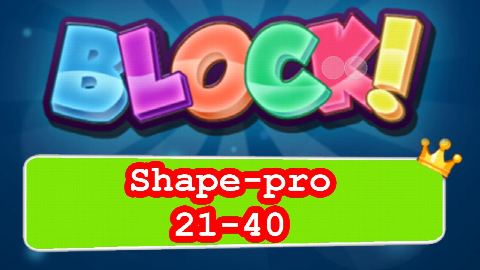 BLOCK! Shape-pro Level 21-40 (Special Platinum) - Lösung Solution Walkthrough