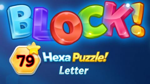 BLOCK! Hexa Puzzle! Letter Level 79 (Basic) - Lösung Solution Walkthrough