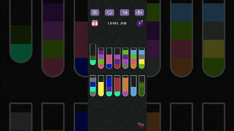 Water Sort Puzzle | Guru Game - Level 208 gelöst