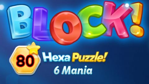 BLOCK! Hexa Puzzle! 6 Mania Level 80 (Basic) - Lösung Solution Walkthrough