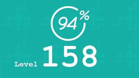 94 Prozent (94%) - Level 158 - Etwas, das man macht, wenn es schneit - Lösung