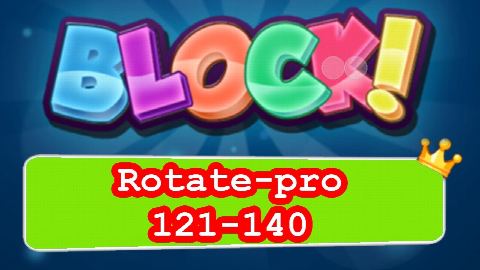 BLOCK! Rotate-pro Level 121-140 (Special Platinum) - Lösung Solution Walkthrough