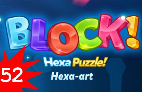 BLOCK! Hexa Puzzle! Hexa-art Level 52 (Premium) - Lösung Solution Walkthrough
