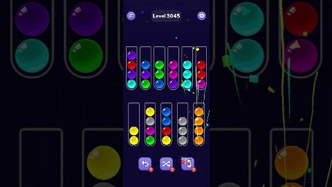 Ball Sort Puzzle – Level 3041–3050 gelöst