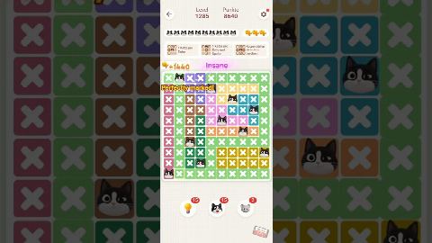 Oakever Meowdoku – Level 1281–1290 gelöst