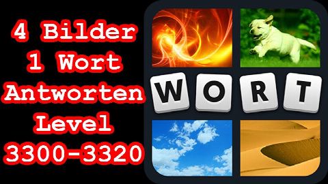 4 Bilder 1 Wort - Level 3300-3320 - Löse 6 Rätsel aus dem Bereich Essen & Trinken - Lösungen Ant