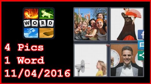 4 Pics 1 Word - Daily Puzzle - Australia 2016 - 11/04/2016 - 11/4/2016 - November 4, 2016 - Answer