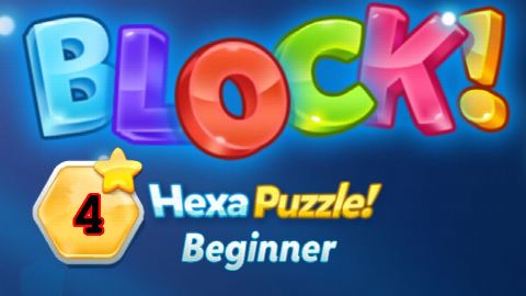 BLOCK! Hexa Puzzle! Beginner Level 4 (Rotate) - Lösung Solution Walkthrough