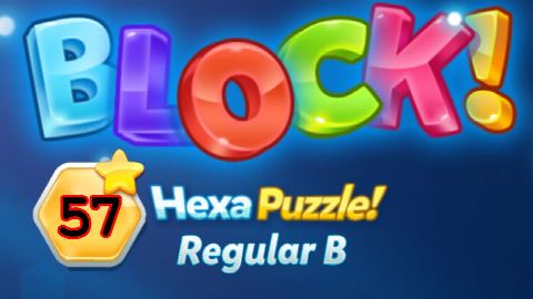 BLOCK! Hexa Puzzle! Regular B Level 57 (Basic) - Lösung Solution Walkthrough