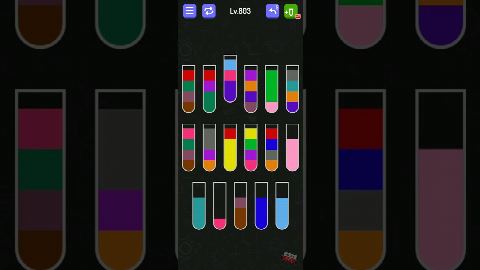 Water Sort - puzzle games – Level 801–810 gelöst