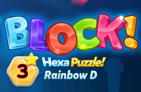 BLOCK! Hexa Puzzle! Rainbow D Level 3 (Premium) - Lösung Solution Walkthrough