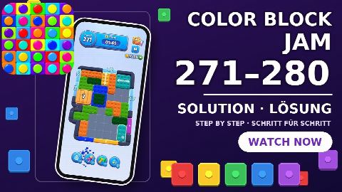 Color Block Jam – Level 271–280 gelöst