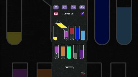 Water Sort Puzzle | Guru Game - Level 281 gelöst