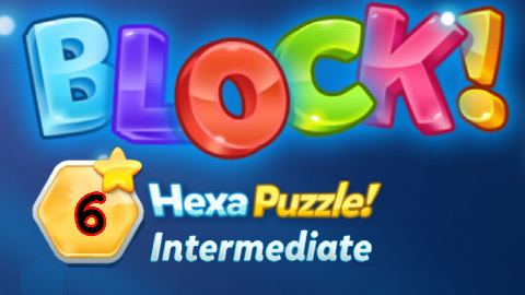 BLOCK! Hexa Puzzle! Intermediate Level 6 (Basic) - Lösung Solution Walkthrough