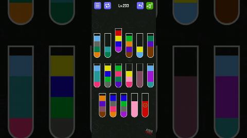 Water Sort - puzzle games – Level 291–300 gelöst