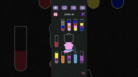 Water Sort Puzzle | Guru Game - Level 46 (Variante 2) gelöst