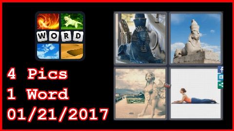 4 Pics 1 Word - 01/21/2017 - Daily Puzzle - Egypt 2017 - 1/21/2017 - January 21, 2017 - Answer